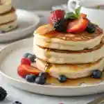 Gluten-Free Pancakes with Greek Yogurt and Oats – The Ultimate Healthy Breakfast Guide 2 Fluffy gluten-free pancakes with Greek yogurt and oats