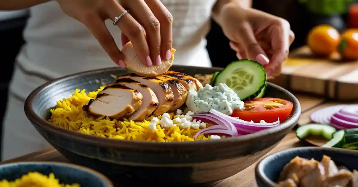 homemade-bjs-mediterranean-chicken-bowl How to make BJ’s Mediterranean Chicken Bowl at home