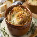 The Ultimate Guide to Making French Onion Soup Chicken and Rice 2 French onion soup chicken and rice served in rustic bowl