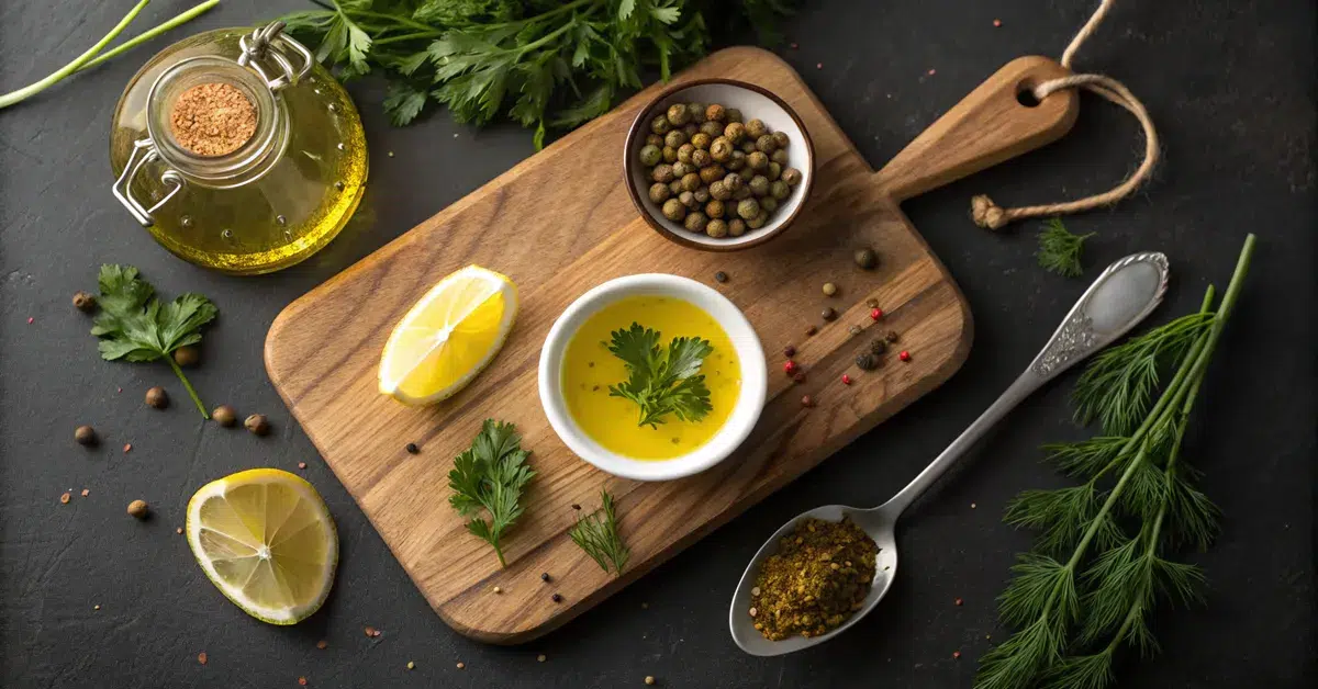 olive-oil-dressing-tuna-white-bean-salad Mediterranean dressing ingredients for tuna and white bean salad