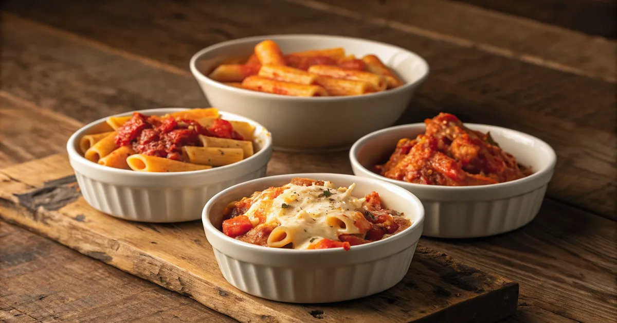 variations of rigatoni pomodoro recipe
