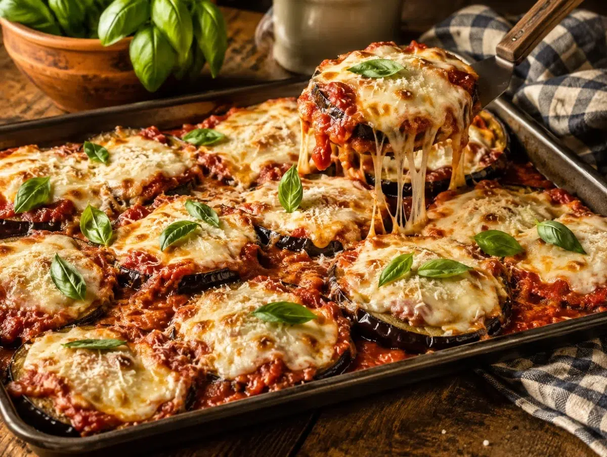 3128 sheet pan eggplant parmesan