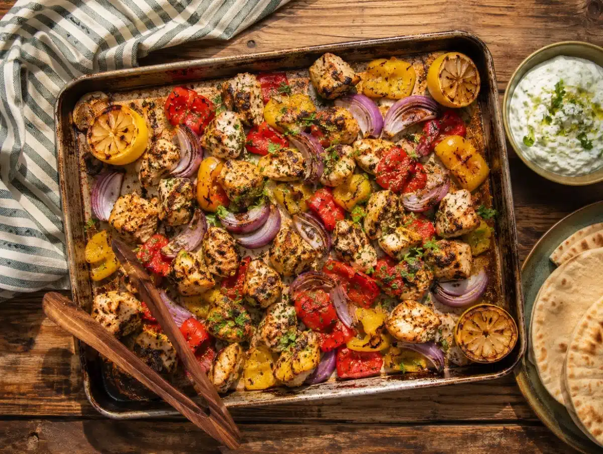 3132 sheet pan chicken souvlaki