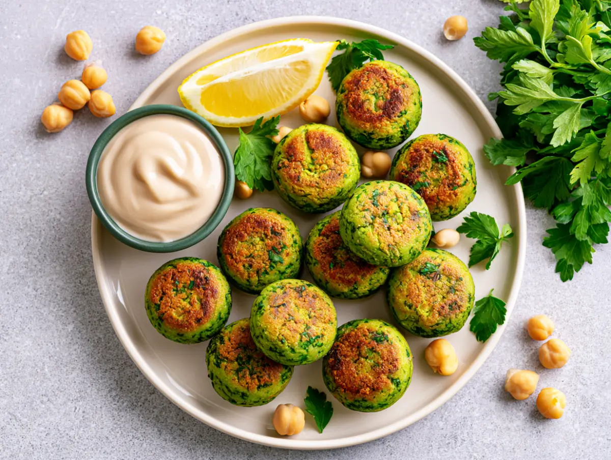 Crispy baked falafel bites recipe